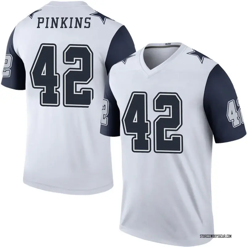 pink and white dallas cowboys jersey