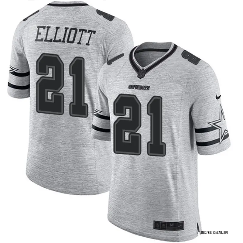 ezekiel elliott grey jersey